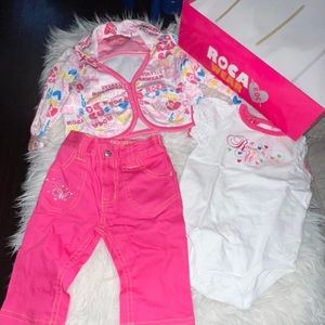 VINTAGE ROCAWEAR BABY GIRL  SET
